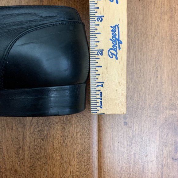 LANVIN Authentic Womens Size 36.5 Black Leather Laceless Oxfords - Picture 14 of 15